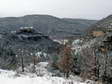 Winter in Cantobre (the snow usually only lasts a day or two) - Castel de Cantobre Gîtes, Aveyron, France