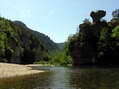 Rocher du Champignon in the Tarn Gorge - Castel de Cantobre Gîtes, Aveyron, France