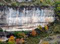 The runners appear at the base of the climbing wall - Castel de Cantobre Gîtes, Aveyron, France